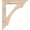Ekena Millwork Legacy Traditional Smooth Bracket w/ Offset Brace, Douglas Fir, 7 1/2"W x 38"D x 44"H BKT0806X38X44LEC01SDF - alternate 2